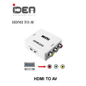 تبدیل HDMI به AV برند ایده HDMI TO AV IDEA
