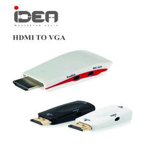 تبدیل HDMI به VGA و Audio ایده مدل idea hdmi to vga